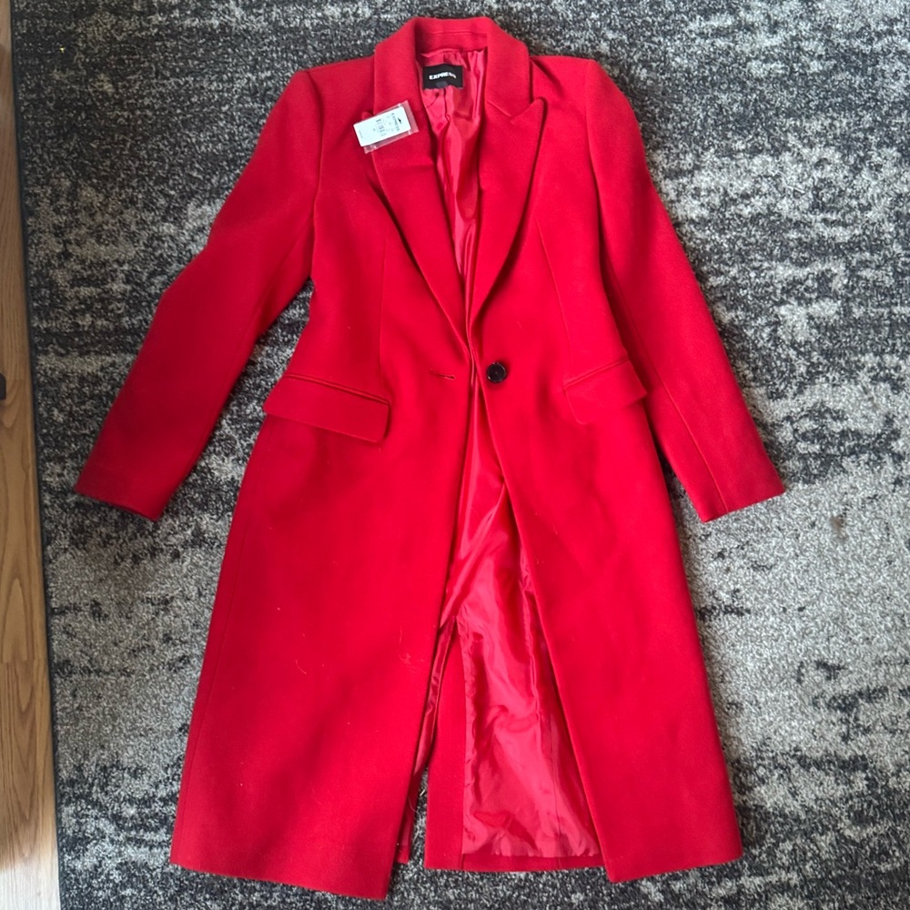 Express Red Women's Coat